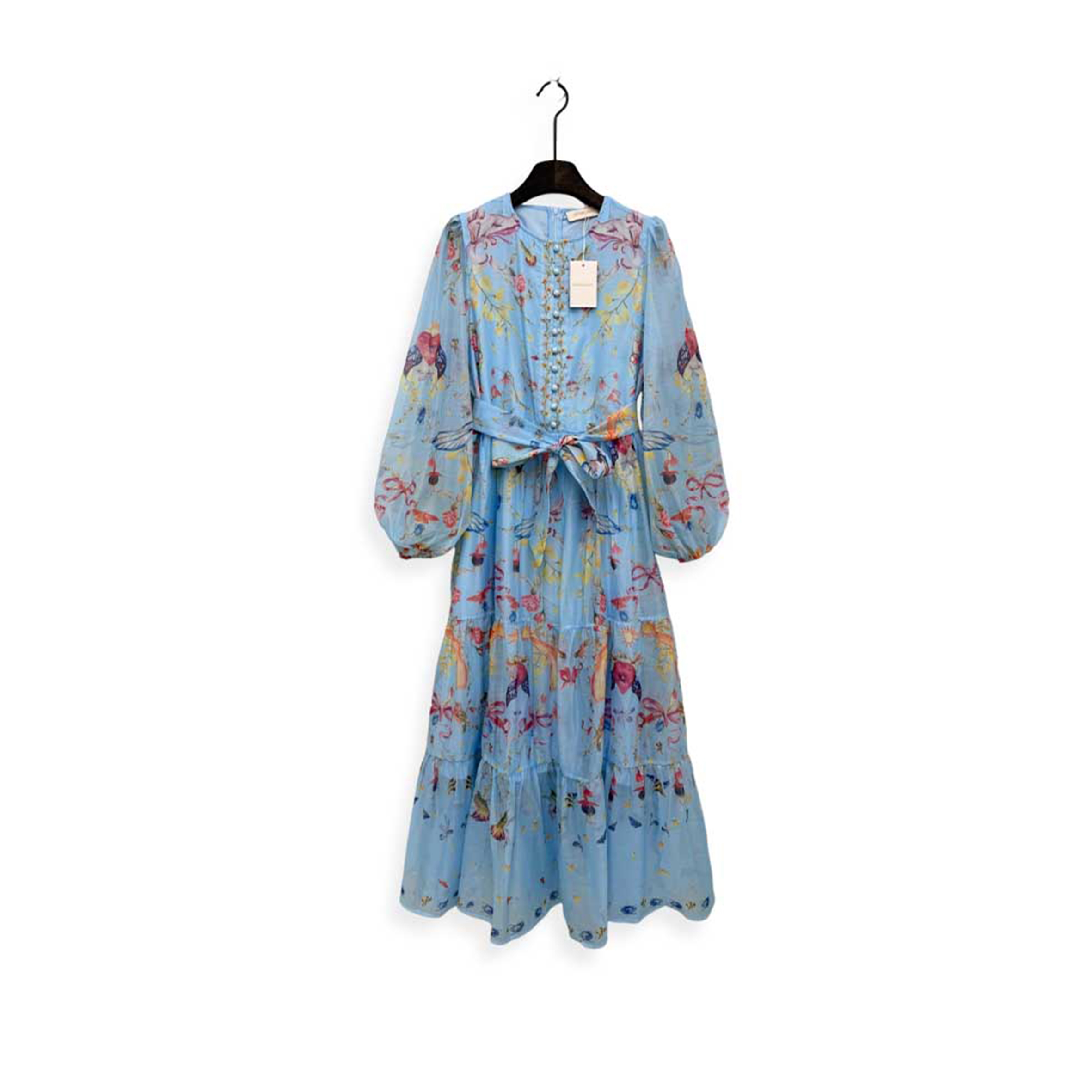 ZIMMERMANN FLORAL-PRINT MIDI DRESS 